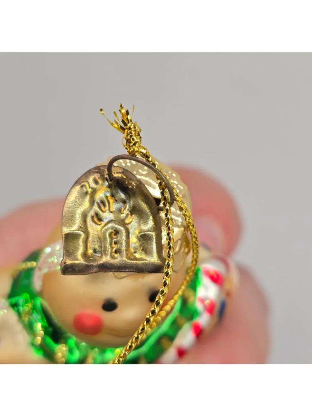Christmas Ornament Glass Gingerbread Man Thomas Pacconi Museum Series 2003 VTG